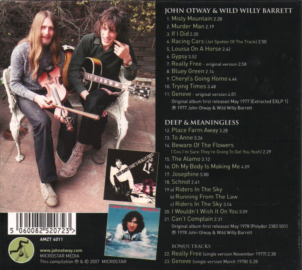 John Otway And Wild Willy Barrett - John Otway & Wild Willy Barrett / Deep And Meaningless - Cd