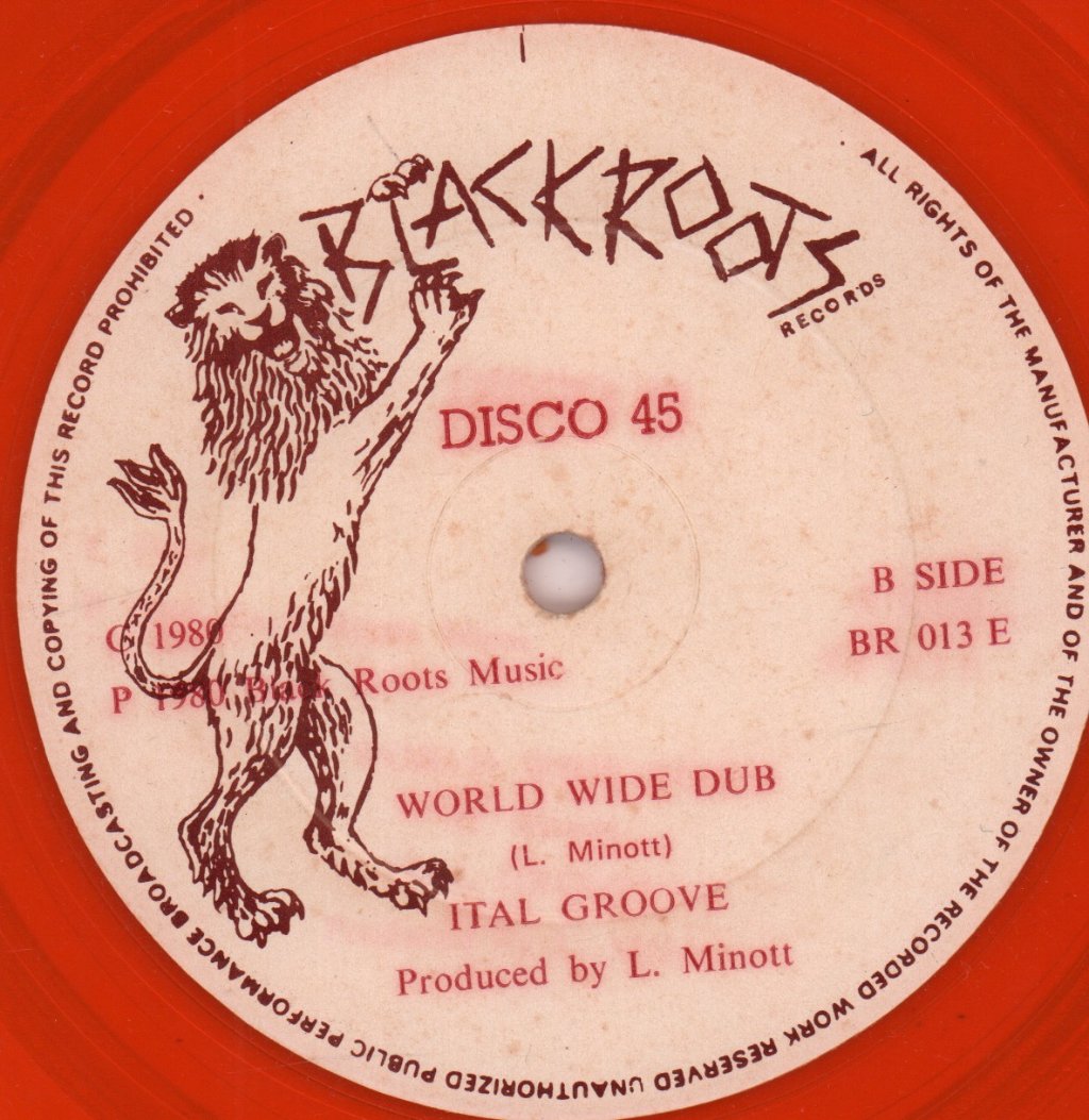Sugar Minott and ital groove - My Whole World - 12 Inch