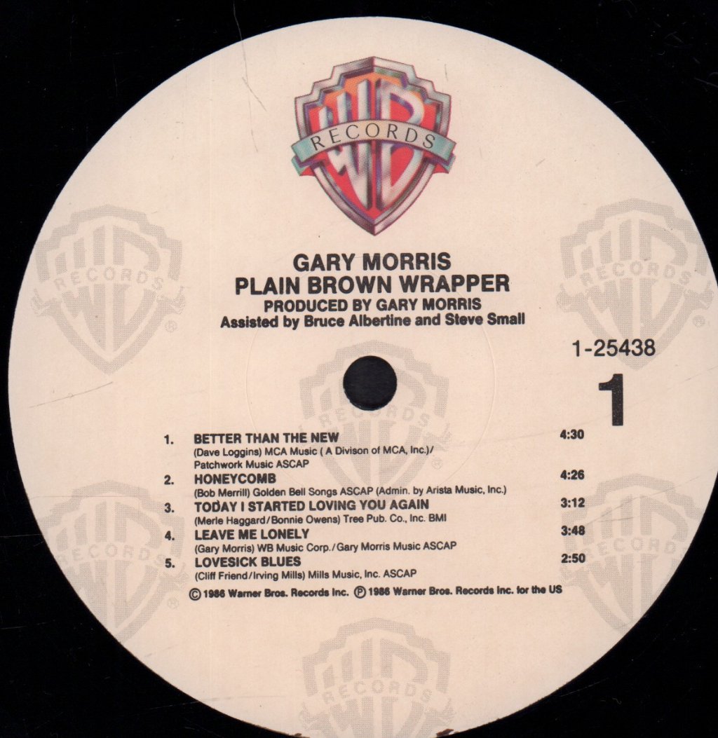 Gary Morris - Plain Brown Wrapper - Lp