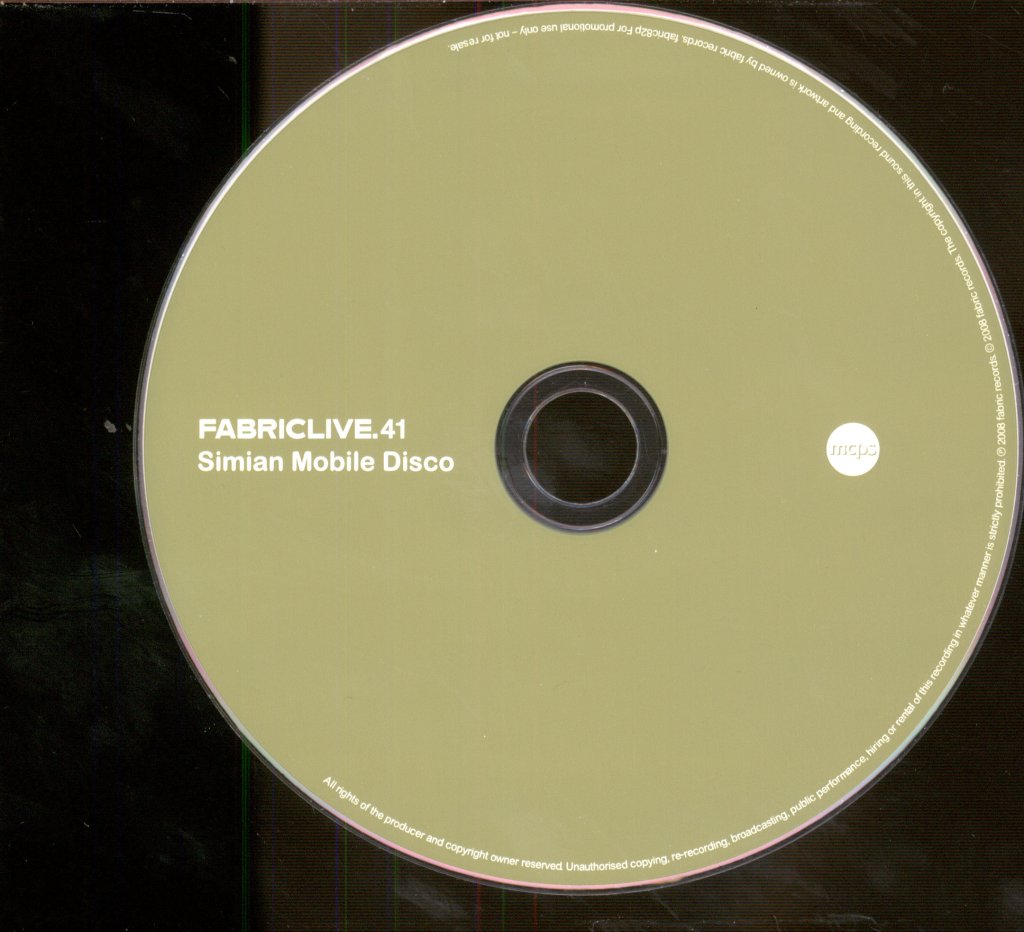 Various Artists - Simian Mobile Disco - FabricLive.41 - Cd