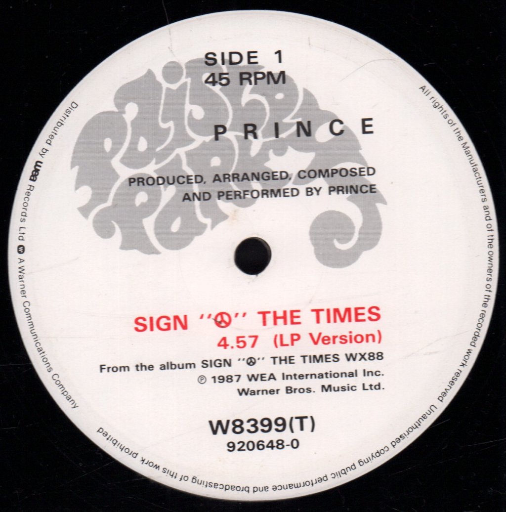 Prince - Sign O The Times - 12 Inch