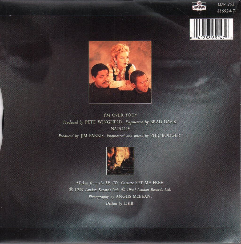 Carmel (80'S Female Vocal) - I'm Over You - 7 Inch