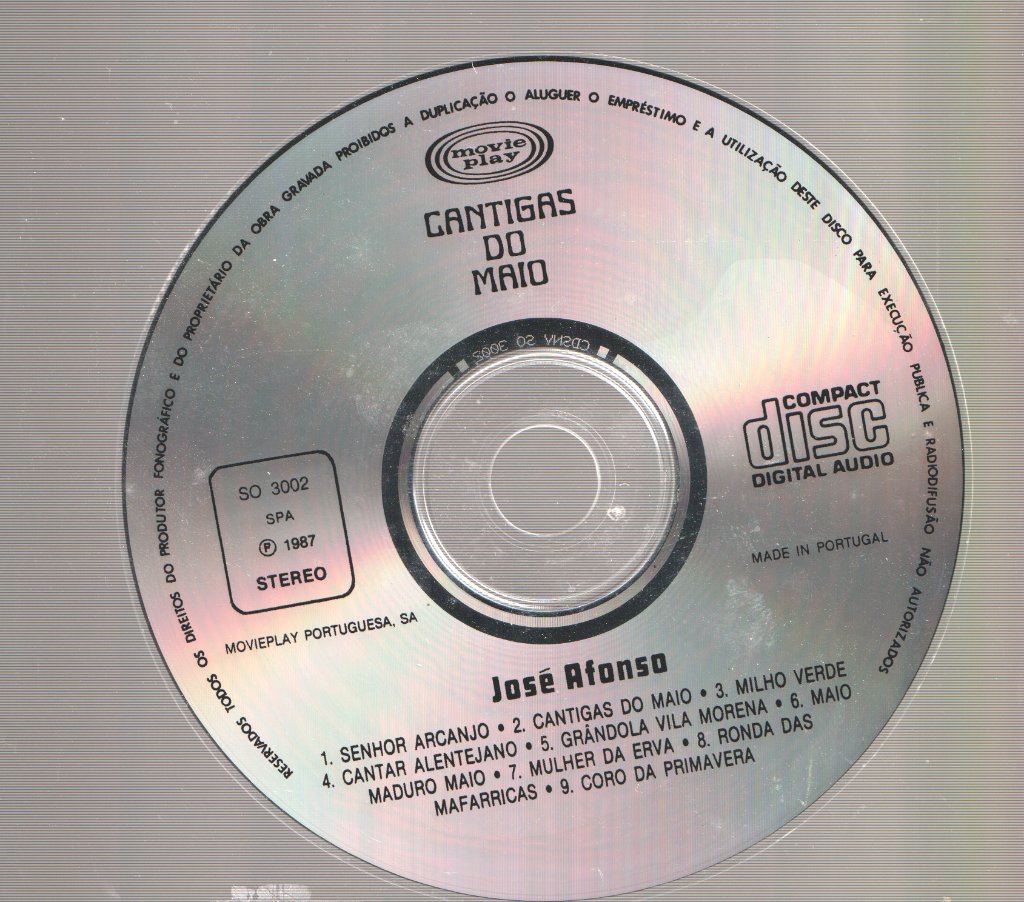 José Afonso - Cantigas Do Maio - Cd