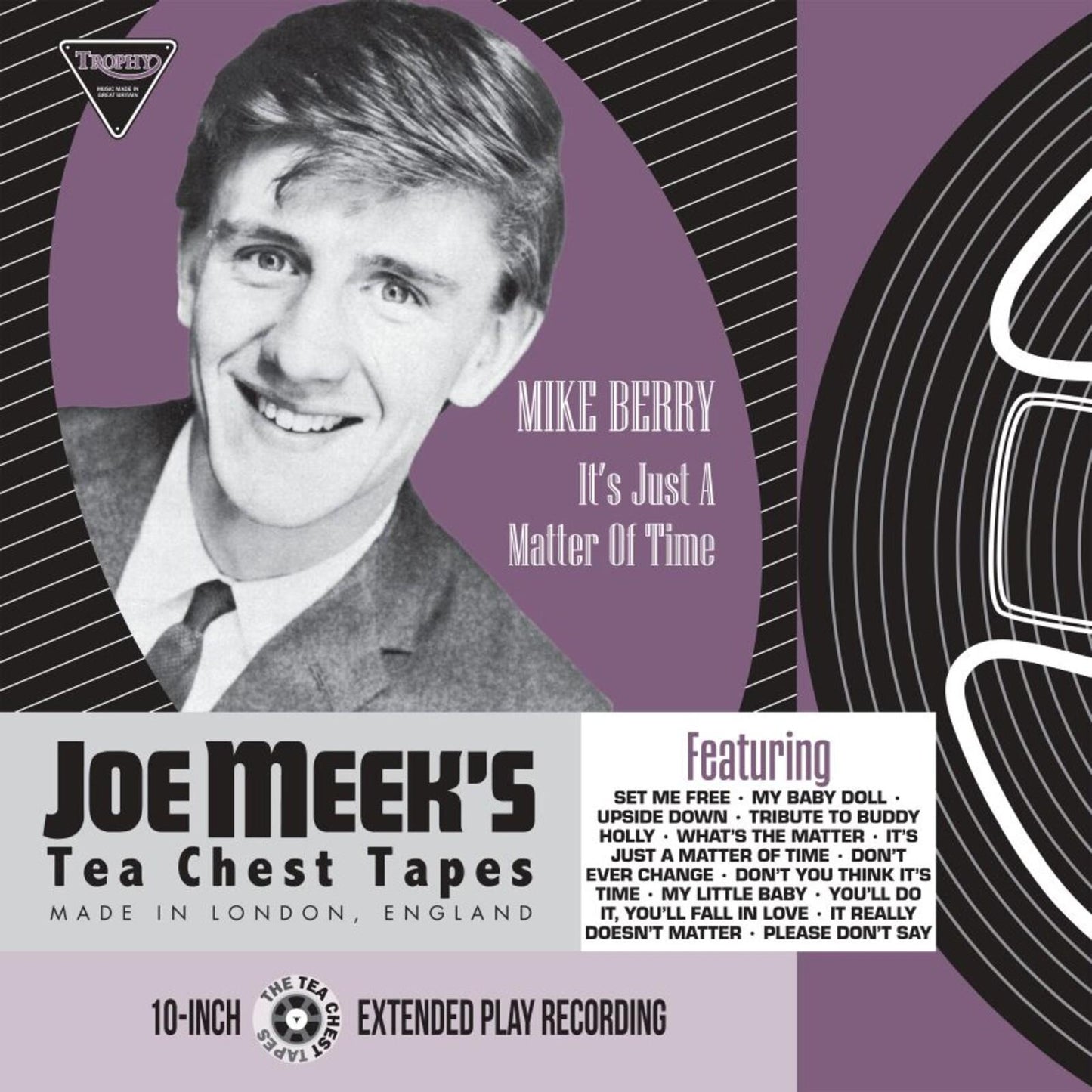Mike Berry - Joe Meek's Tea Chest Tapes: It's Just A Matter of Time - 10 Inch