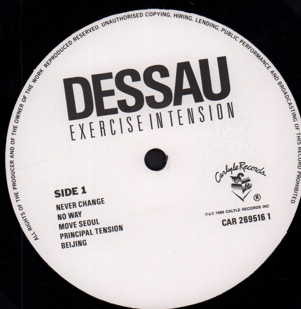 Dessau - Exercise In Tension - Lp