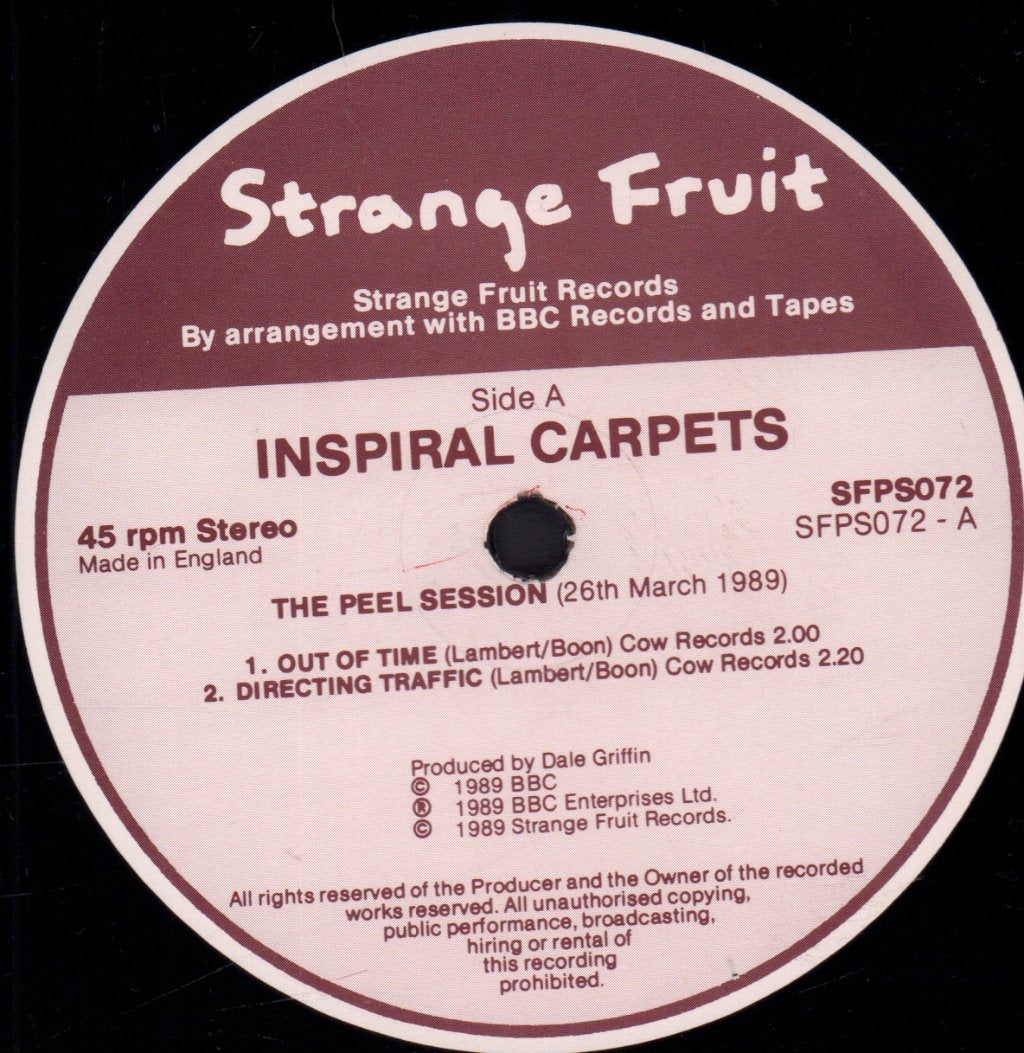 Inspiral Carpets - Peel Sessions - 12 Inch