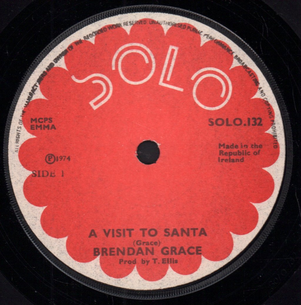 Brendan Grace - A Visit To Santa / Dracula's Daughter - 7 Inch