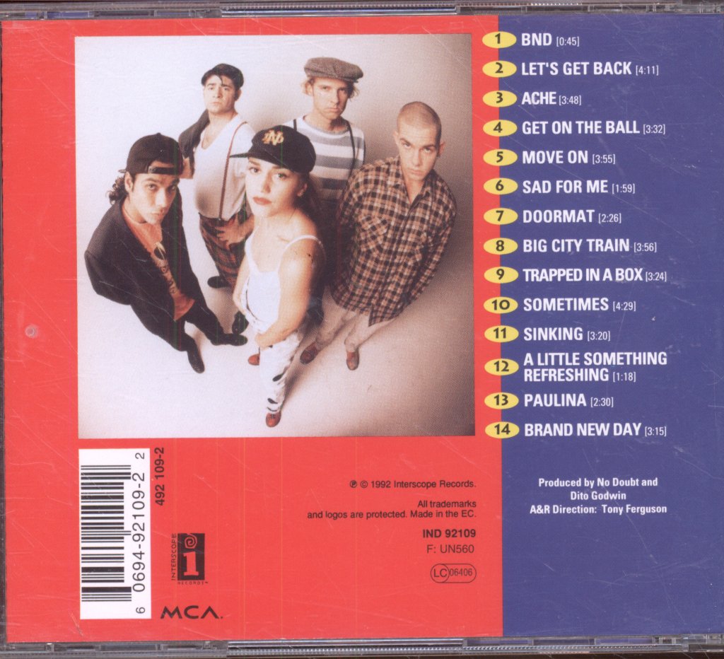 No Doubt - No Doubt - Cd