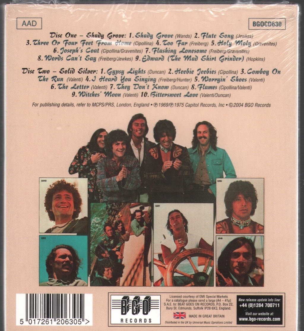 Quicksilver Messenger Service - Shady Grove / Solid Silver - Double Cd