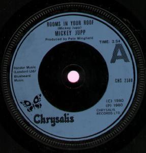 Mickey Jupp - Rooms In Your Roof - 7 Inch