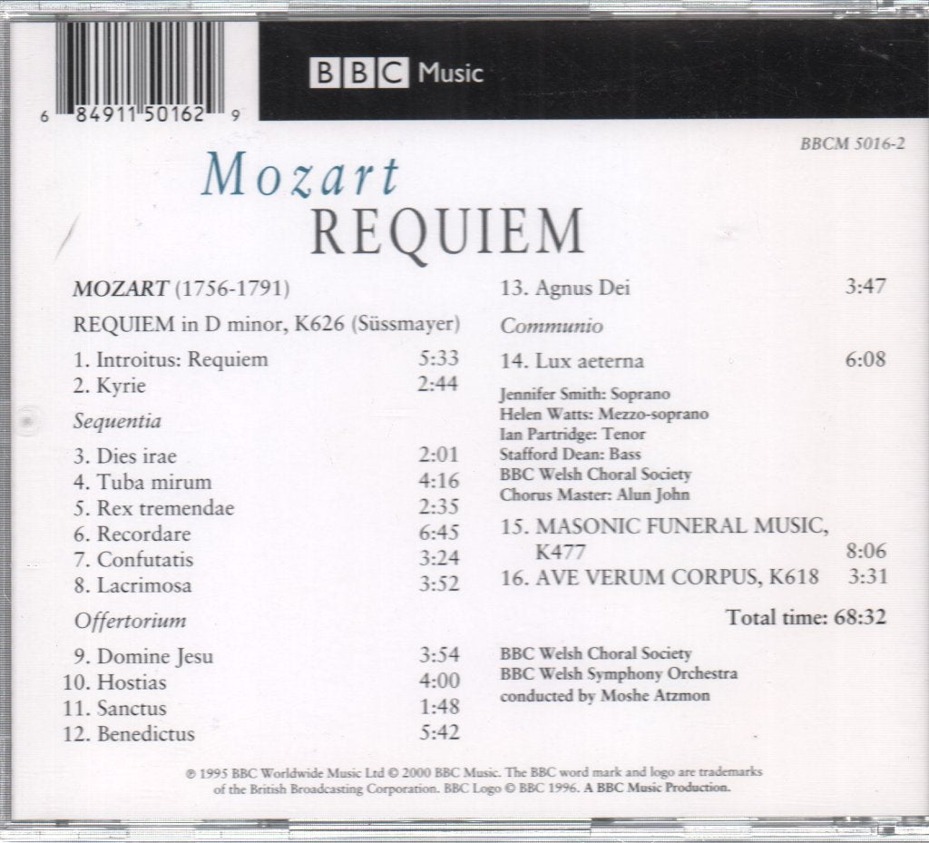 Mozart - Reqiuem - Cd