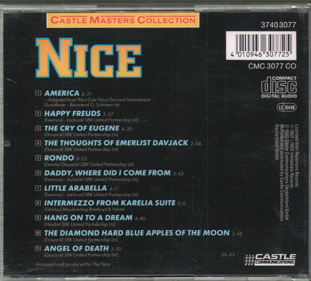 Nice - Castle Masters Collection - Cd