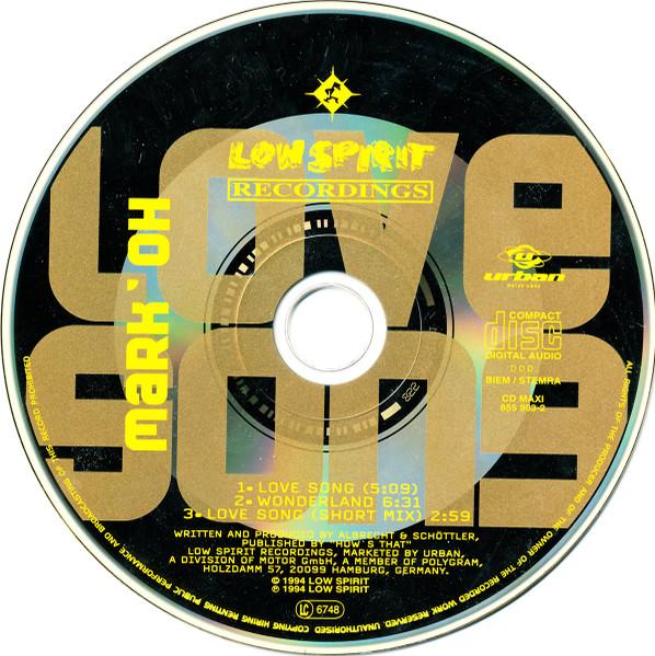 Mark 'Oh - Love Song - Cd