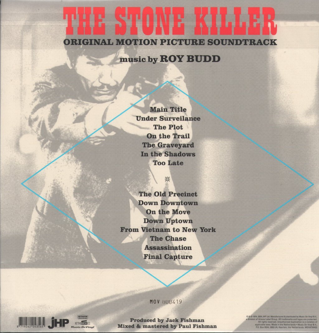 Roy Budd - Stone Killer (Original Motion Picture Soundtrack) - Lp