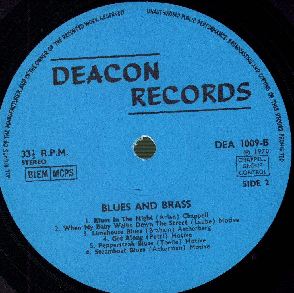 Unknown Artist - Exciting Combination Of Blues And Brass - Lp