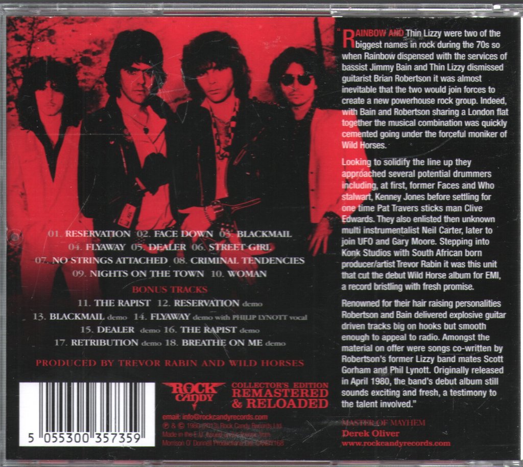 Wild Horses - Wild Horses - Cd
