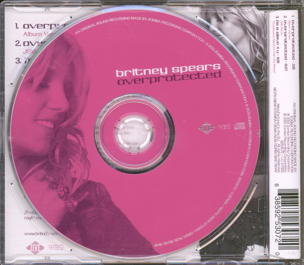 Britney Spears - Overprotected - Cd
