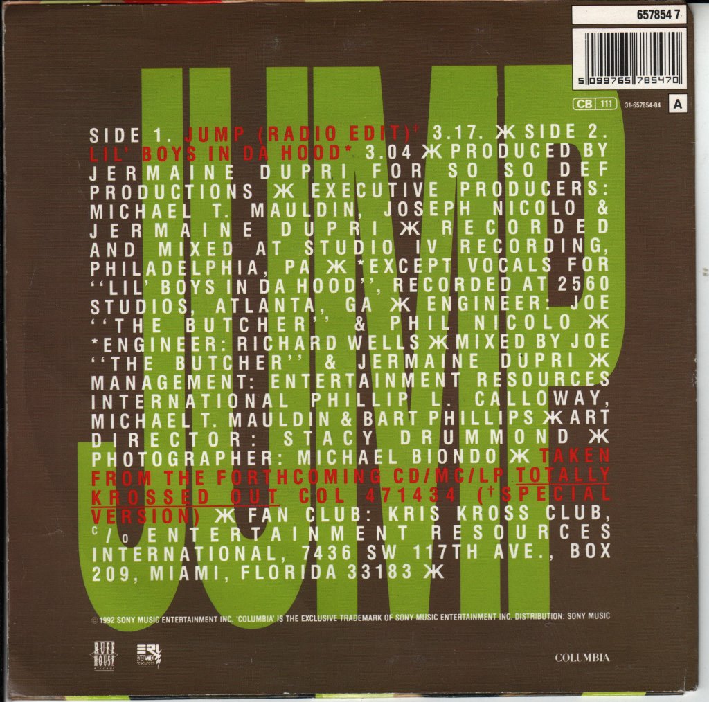 Kris Kross - Jump - 7 Inch