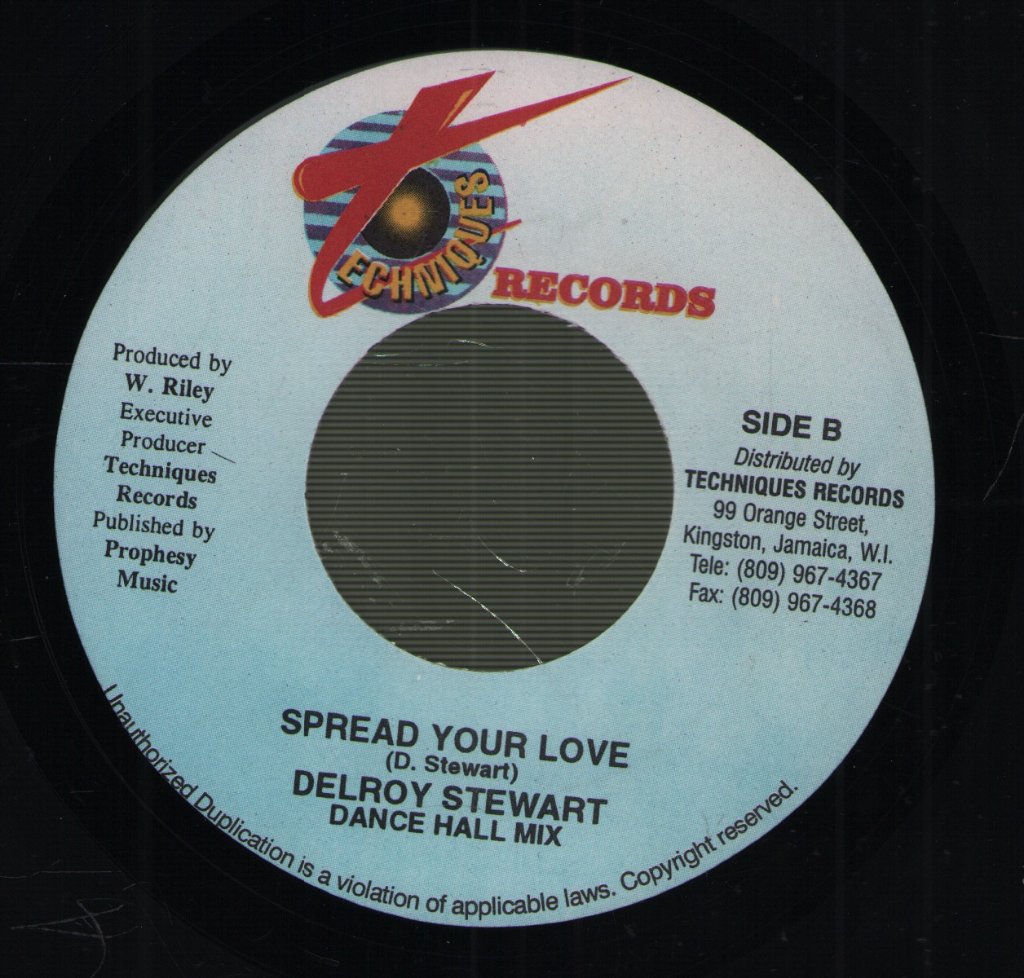 Delroy Stewart - Spread Your Love - 7 Inch