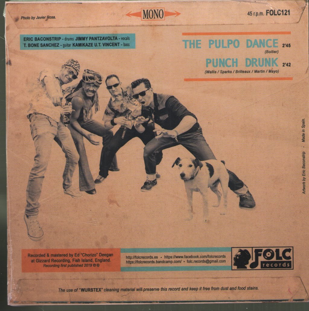 King Salami And The Cumberland Three - Pulpo Dance - 7 Inch