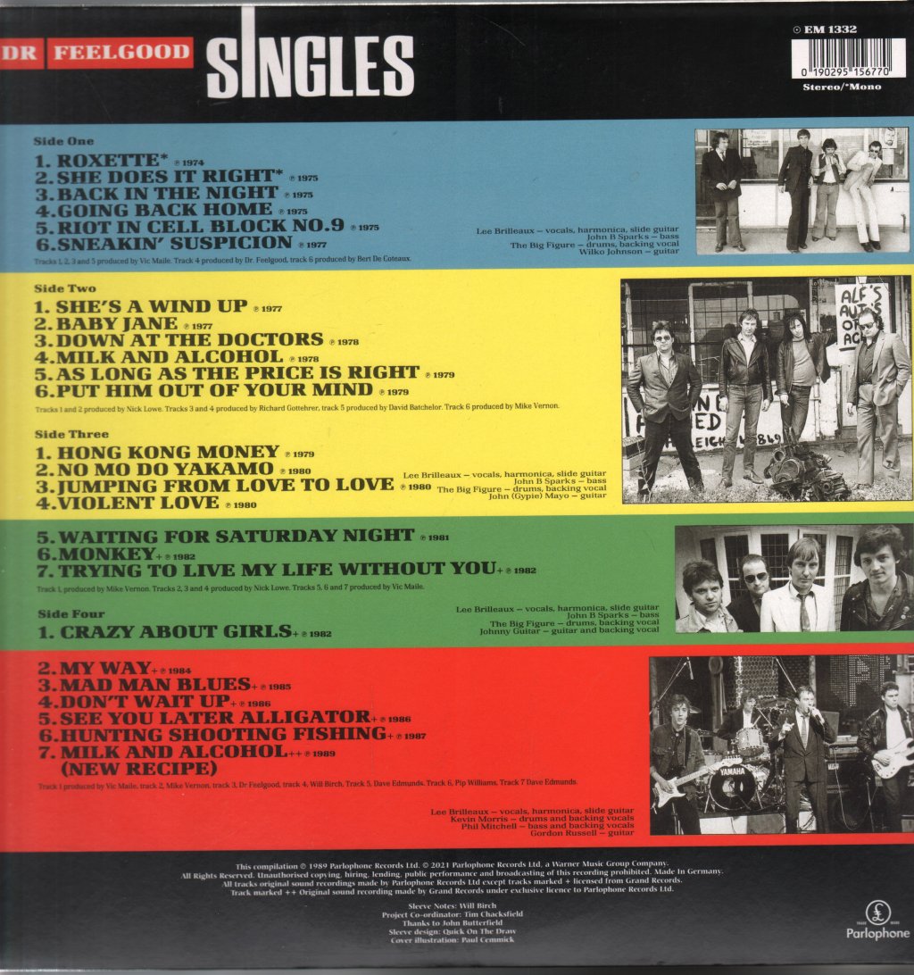 Dr Feelgood - Singles (The U.A. Years+) - Double Lp