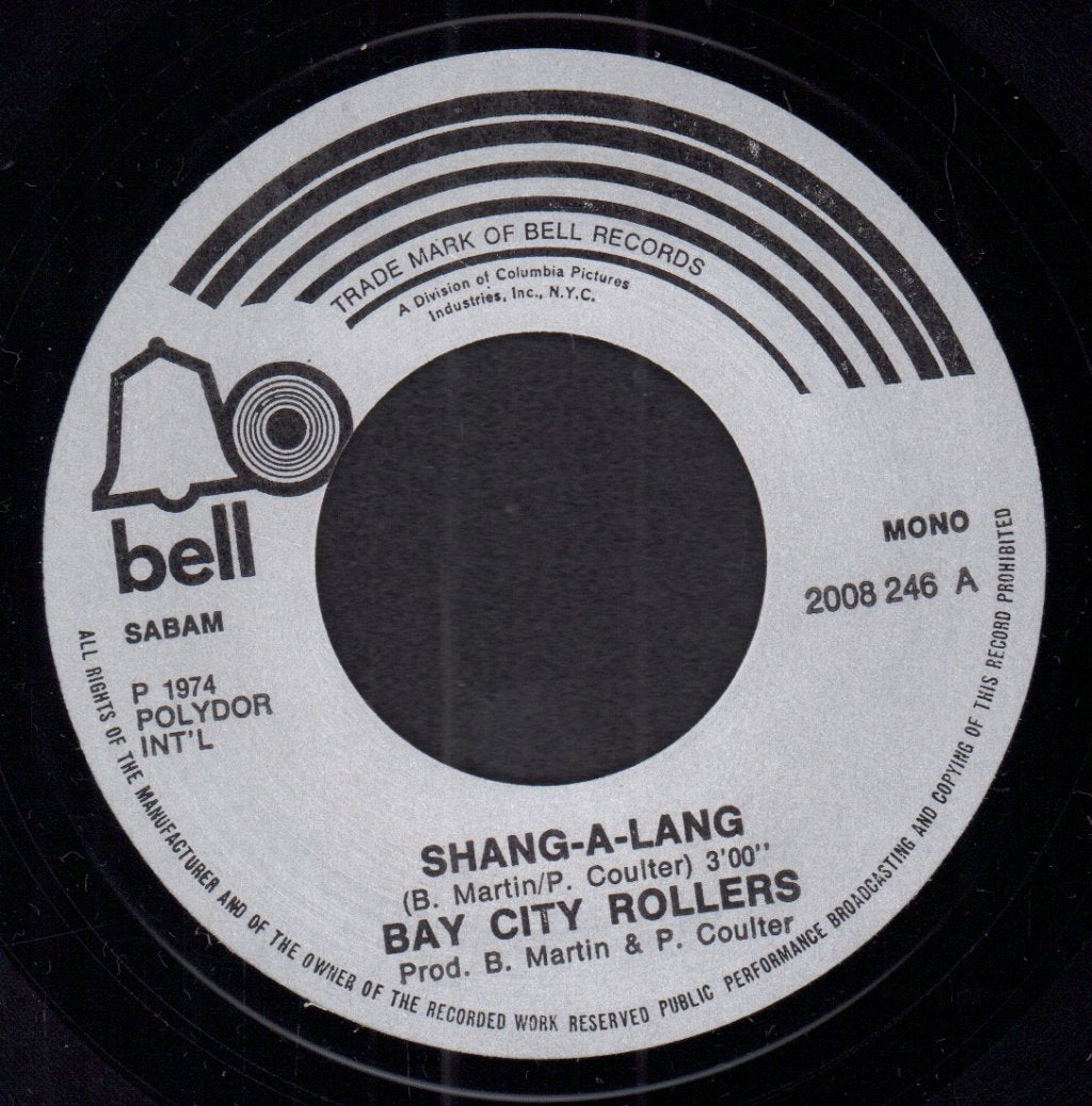 Bay City Rollers - Shang-A-Lang - 7 Inch