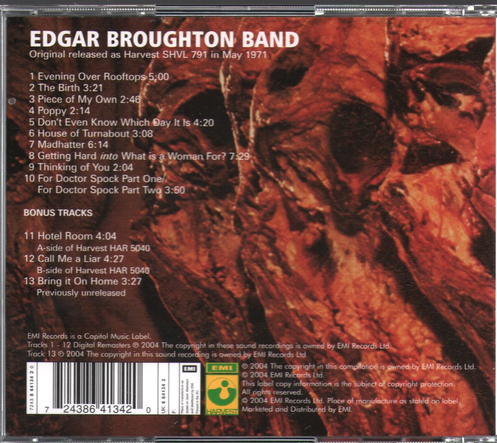 Edgar Broughton Band - Edgar Broughton Band - Cd
