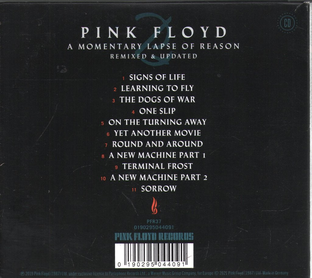 Pink Floyd - A Momentary Lapse Of Reason (Remixed & Updated) - Cd