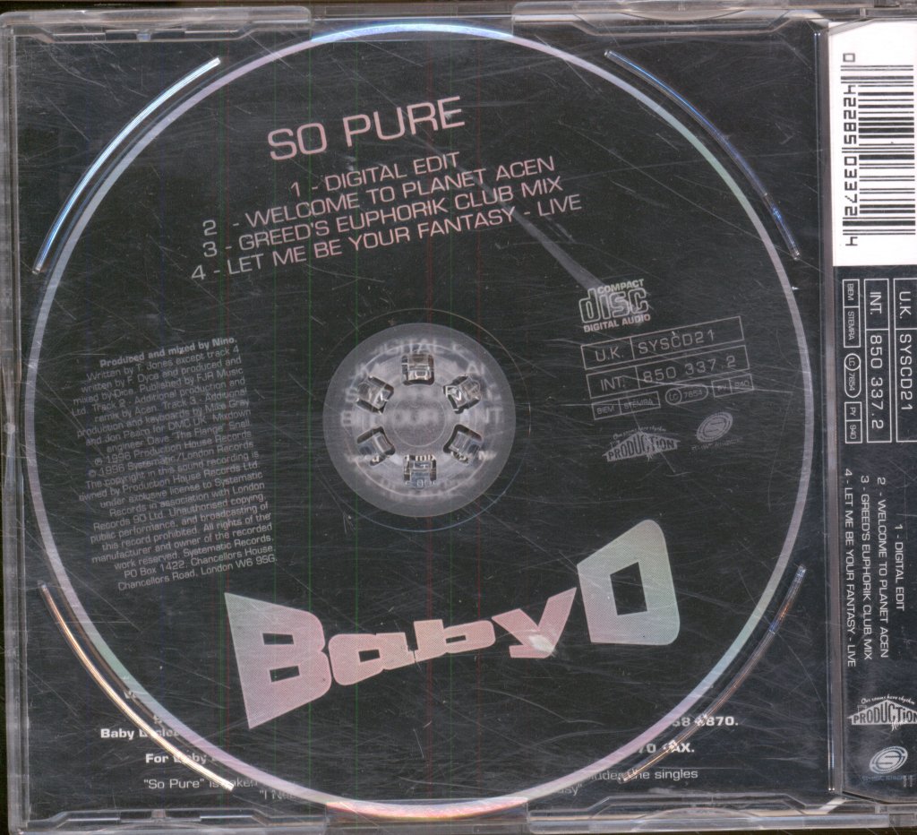 Baby D - So Pure - Cd