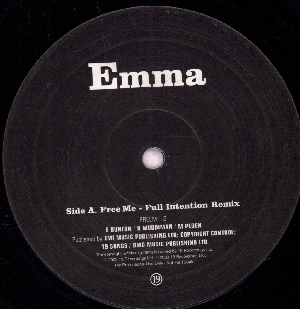 Emma Bunton - Free Me - 12 Inch