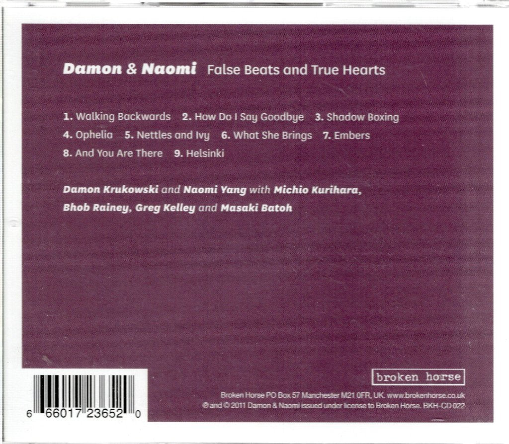 Damon & Naomi - False Beats & True Hearts - Cd