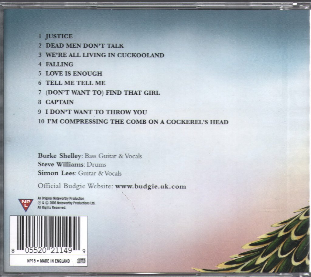 Budgie - You're All Living In Cuckooland - Cd