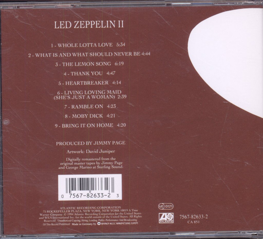 Led Zeppelin - Led Zeppelin II - Cd
