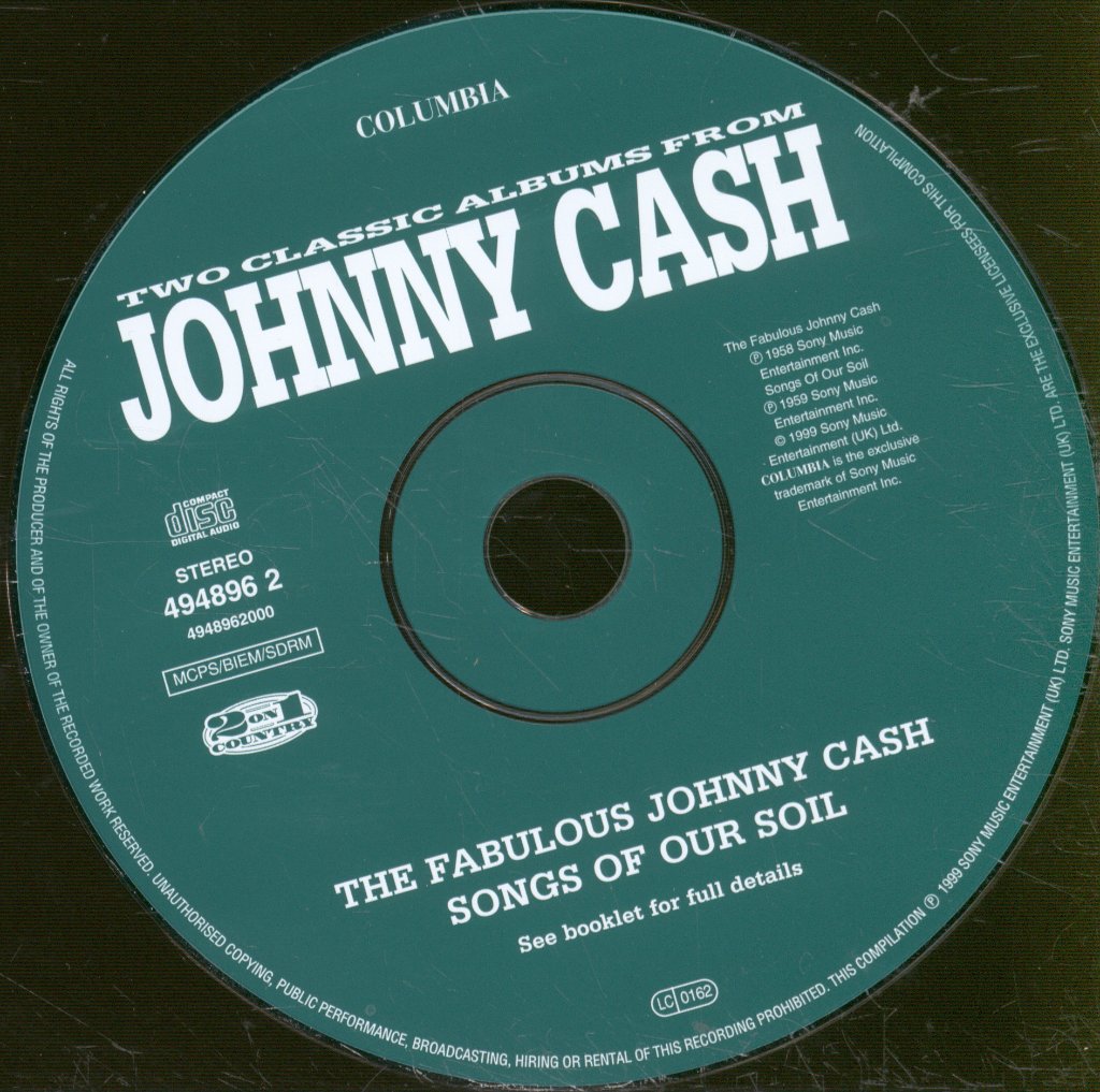 Johnny Cash - Fabulous Johnny Cash / Songs Of Our Soil - Cd