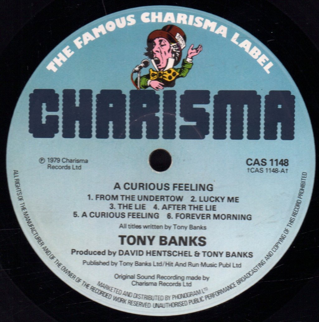 Tony Banks - A Curious Feeling - Lp