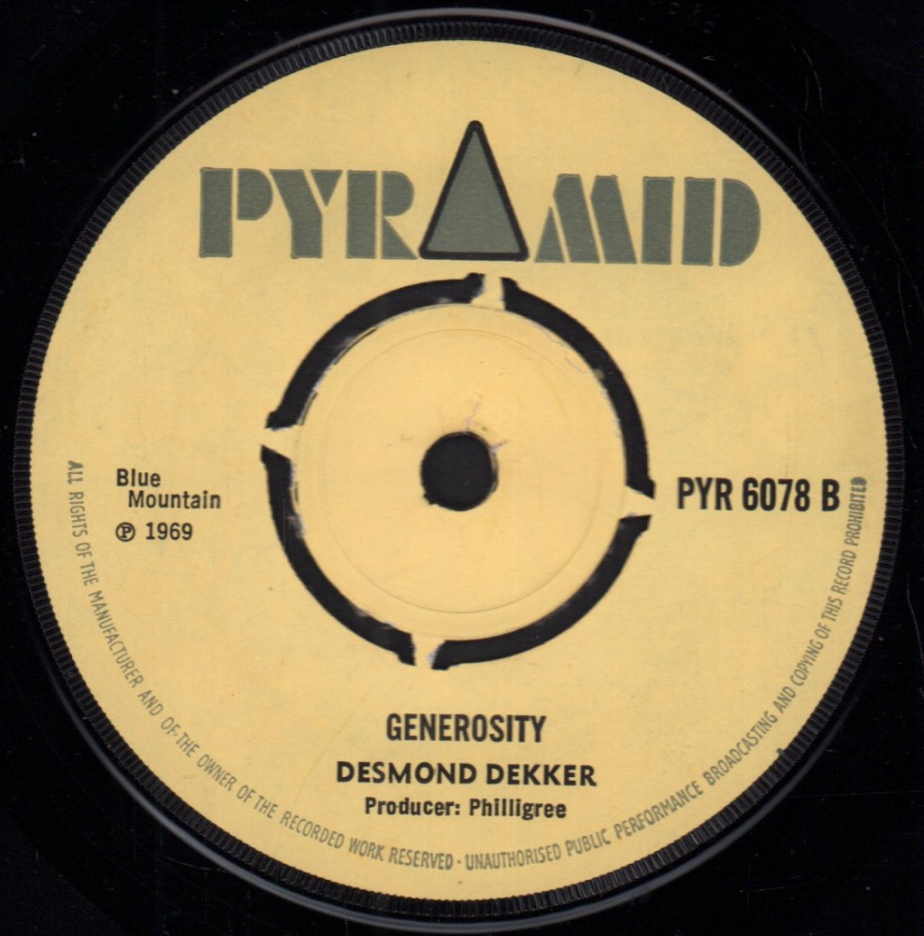 Desmond Dekker - Pickney Gal - 7 Inch