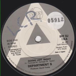 Department S - Going Left Right - 7 Inch