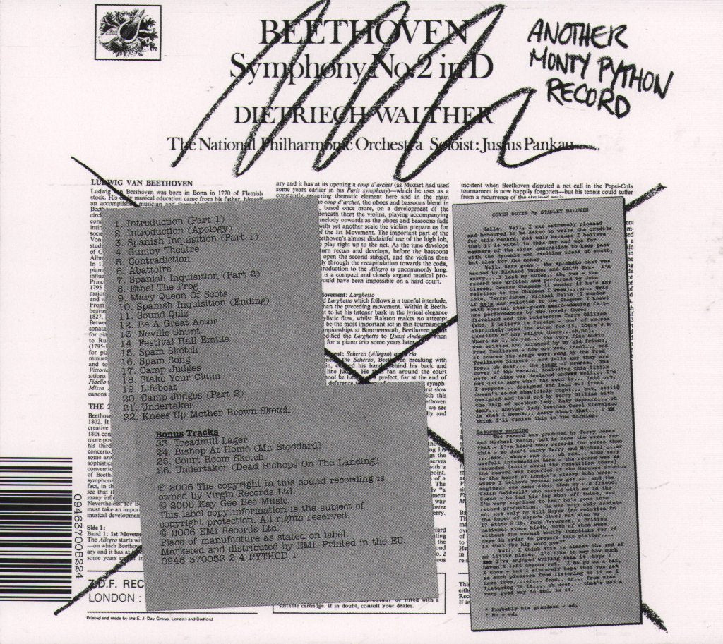 Monty Python - Another Monty Python Record - Cd