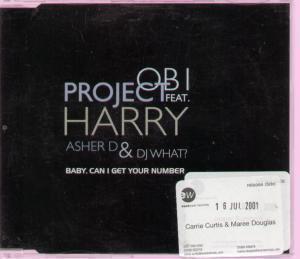 Project Obi Featuring Harry - Baby Can I Get Your Number - Cd