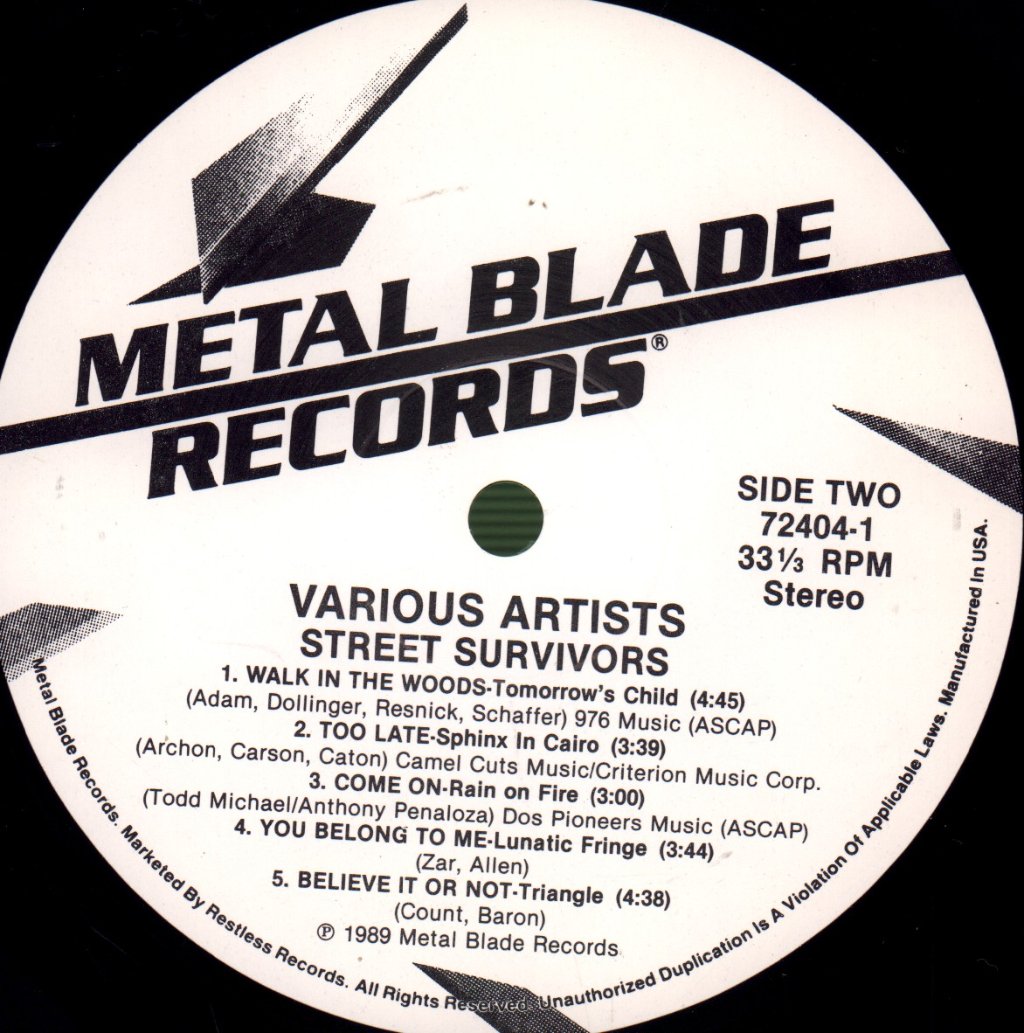 Various Artists - Street Survivors - Lp