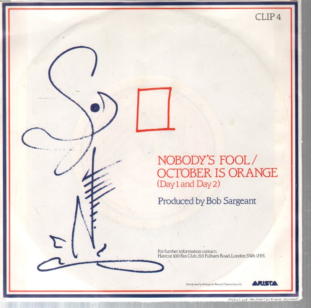 Haircut 100 - Nobody's Fool - 7 Inch