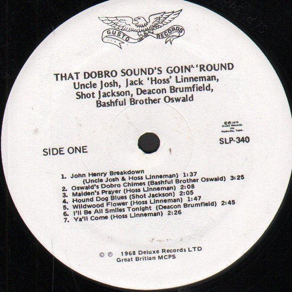 Various Artists - That Dobro Sound's Goin' 'Round - Lp