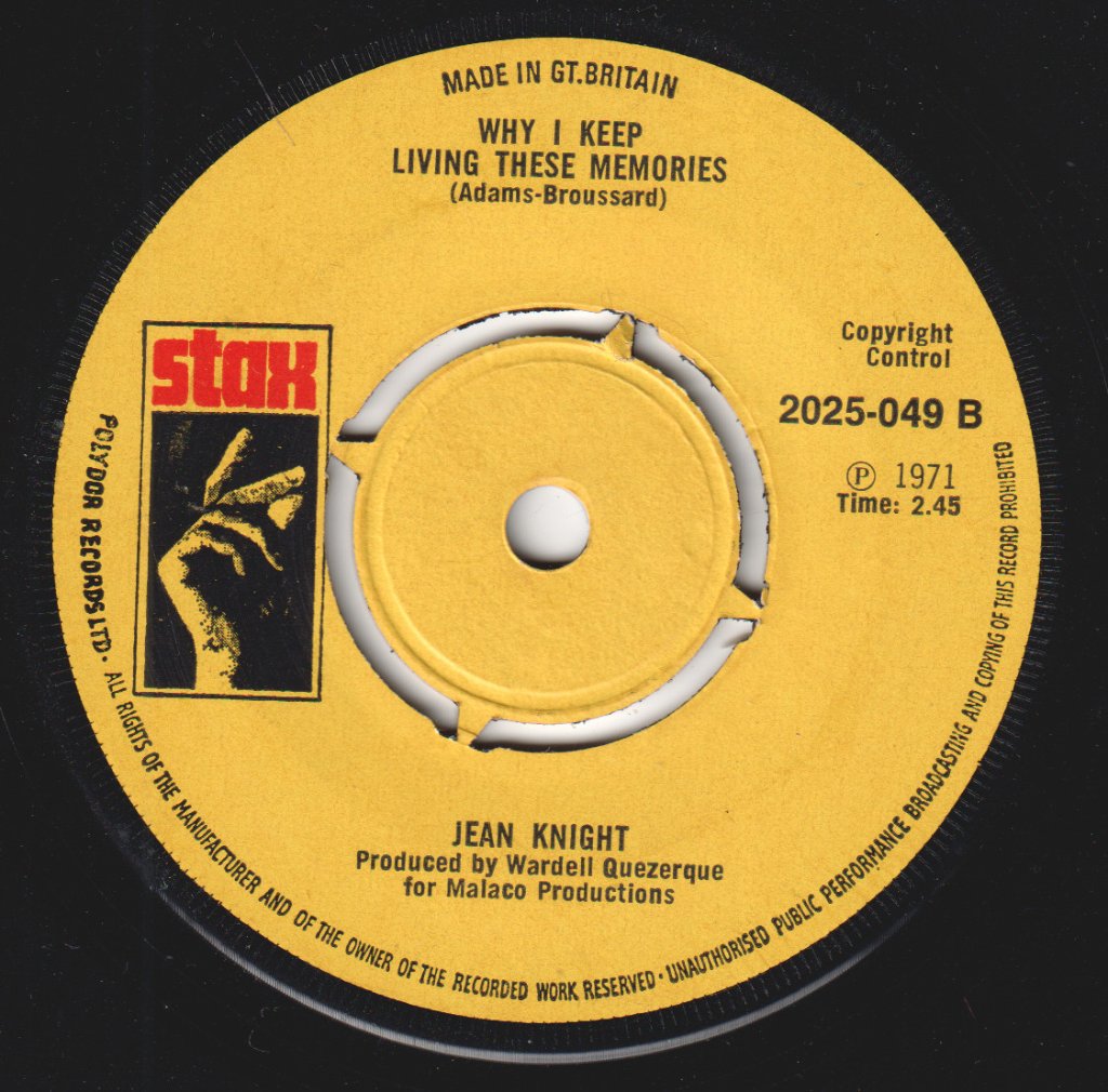 Jean Knight - Mr. Big Stuff - 7 Inch