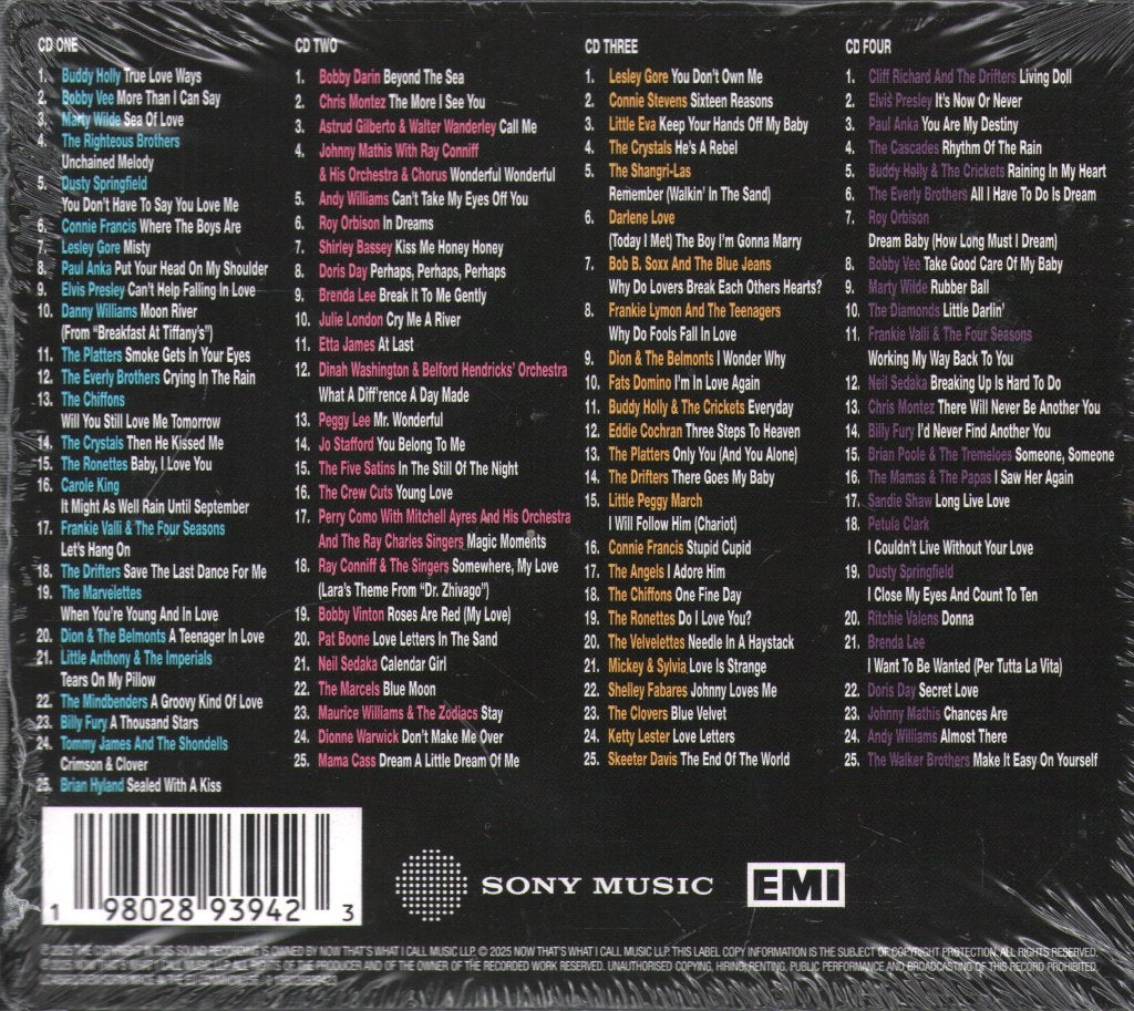Various Artists - Now That's What I Call Jukebox Classics - True Love Ways - Cd Set