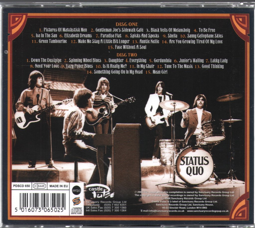 Status Quo - Down The Dustpipe - Double Cd