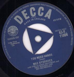 Max Bygraves - You Need Hands - 7 Inch