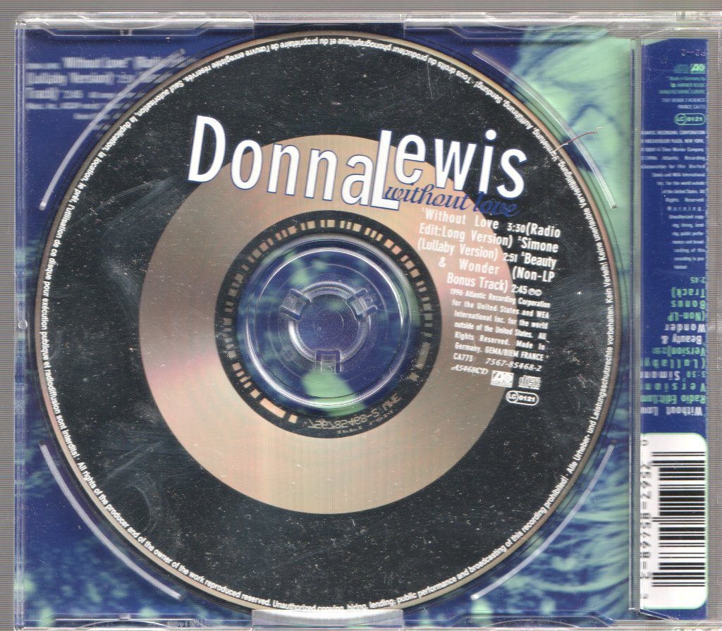 Donna Lewis - Without Love - Cd