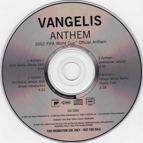 Vangelis - Anthem (2002 FIFA World Cup Official Anthem) - Cd