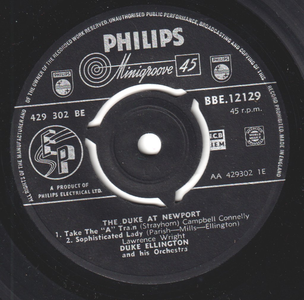 Duke Ellington And His Orchestra - Duke At Newport - 7 Inch