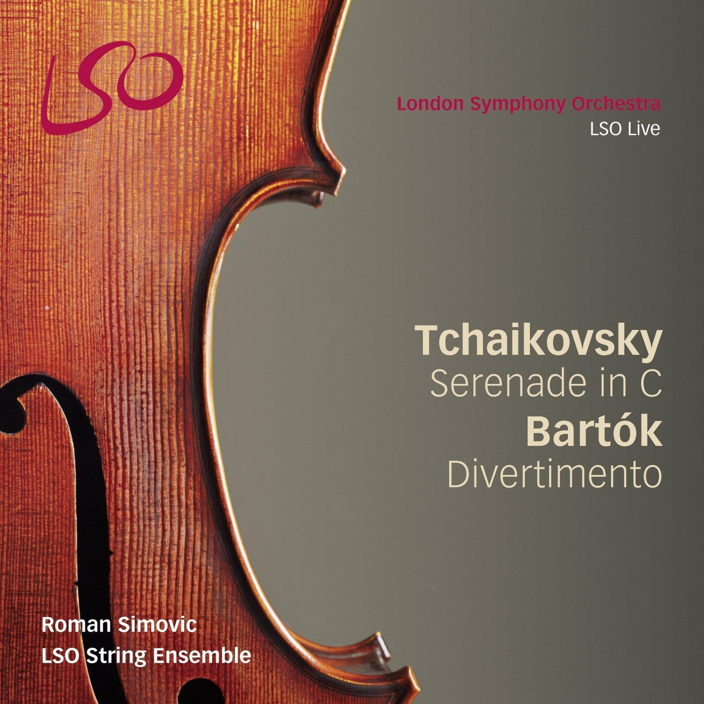 Bartok - Tchaikovsky: Serenade In C/Bartok: Divertimento - Cd
